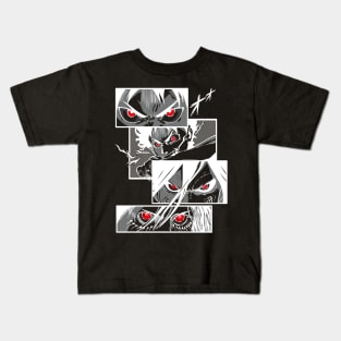 Titan Eren anime Fanart Kids T-Shirt